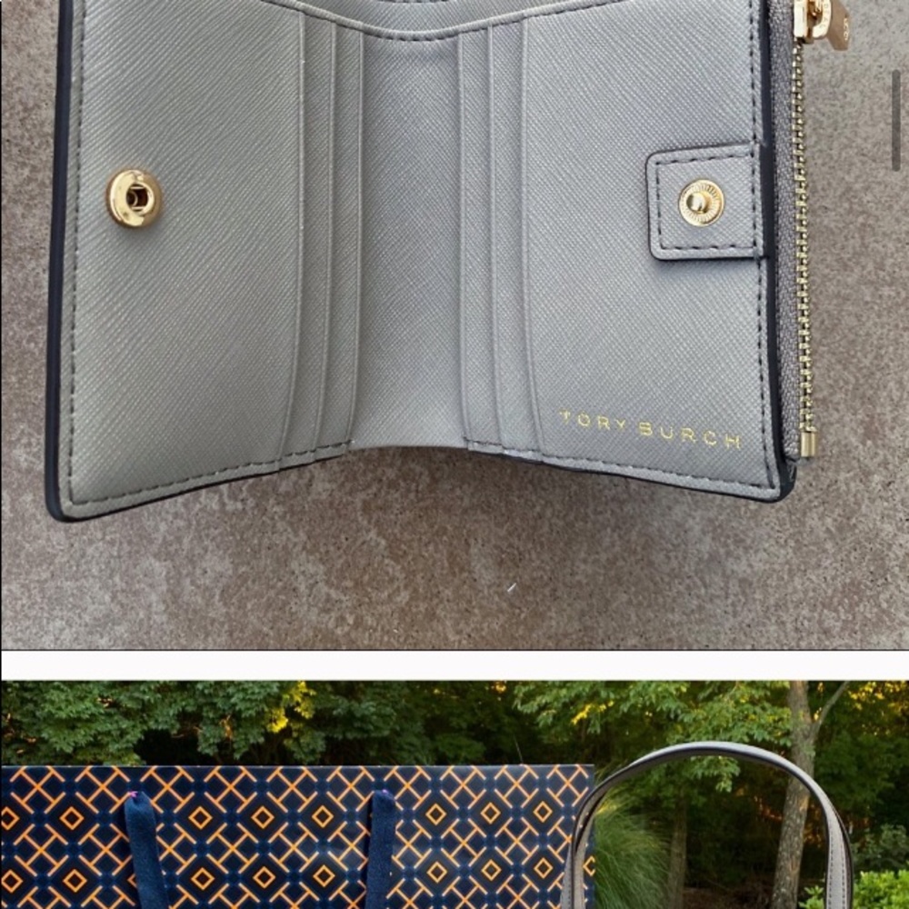 NWT Tory Burch Emerson Top Zip Tote & Wallet Set - Picture 4 of 6